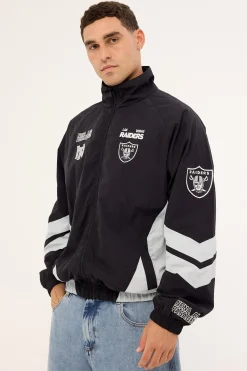 Raiders Racing Jacket Jet Black/Silver