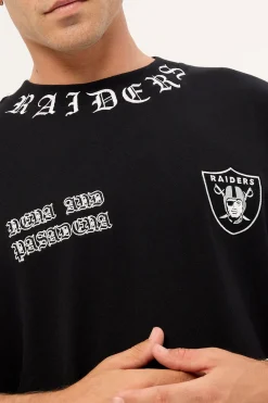 Raiders Shield Tee Jet Black