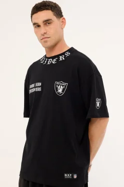 Raiders Shield Tee Jet Black
