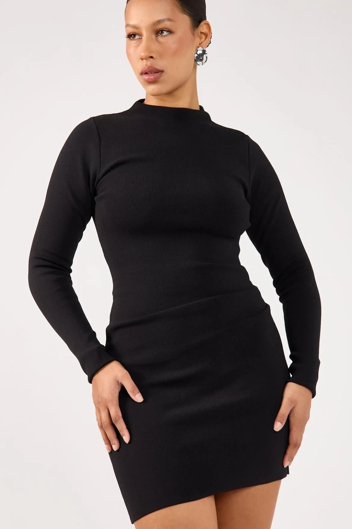 Rain Mini Dress Black