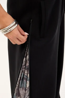 Rally Wide Leg Pant Black Camo