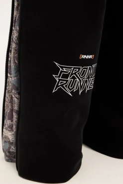 Rally Wide Leg Pant Black Camo