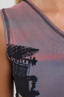 Rave Mesh Top Multi