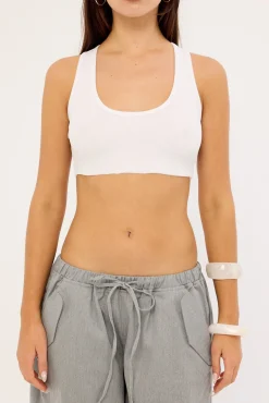 Ravella Tank Bralette White
