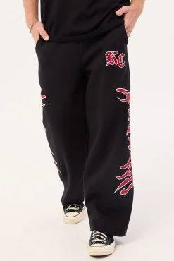RAZOR BAGGY SWEATPANTS Jet Black