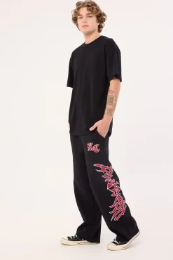 RAZOR BAGGY SWEATPANTS Jet Black