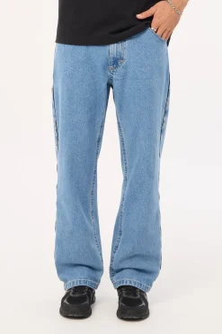 RC A5 Baggy Jean Larry Tape Light Vintage Indigo Denim