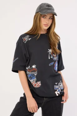 Rebellion Street Super Heavy Tee Night Black
