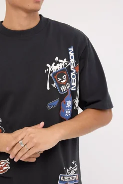 Rebellion Street Super Heavy Tee Night Black