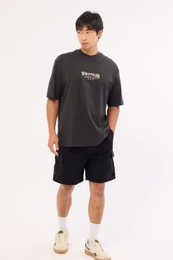 Recharge Slacker Tee Worn Black