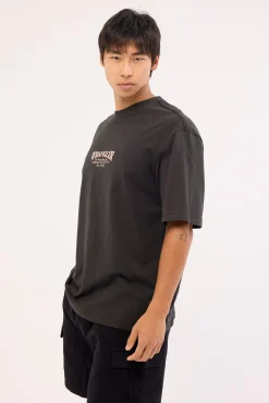 Recharge Slacker Tee Worn Black