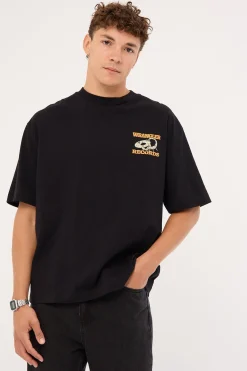 Records Boxcar Tee Black