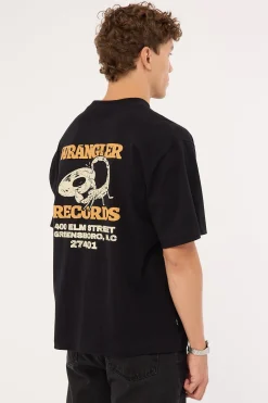 Records Boxcar Tee Black