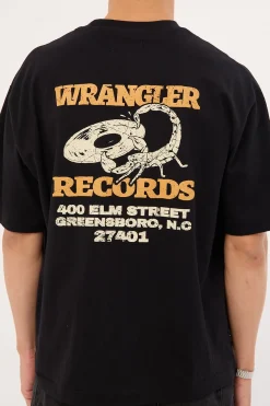 Records Boxcar Tee Black