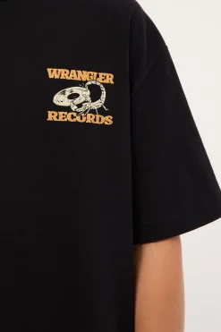 Records Boxcar Tee Black
