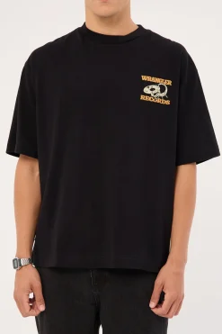 Records Boxcar Tee Black
