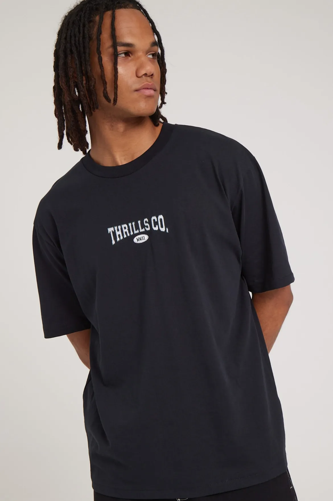 Recruit Oversized Fit Tee Washed Black Washed Black