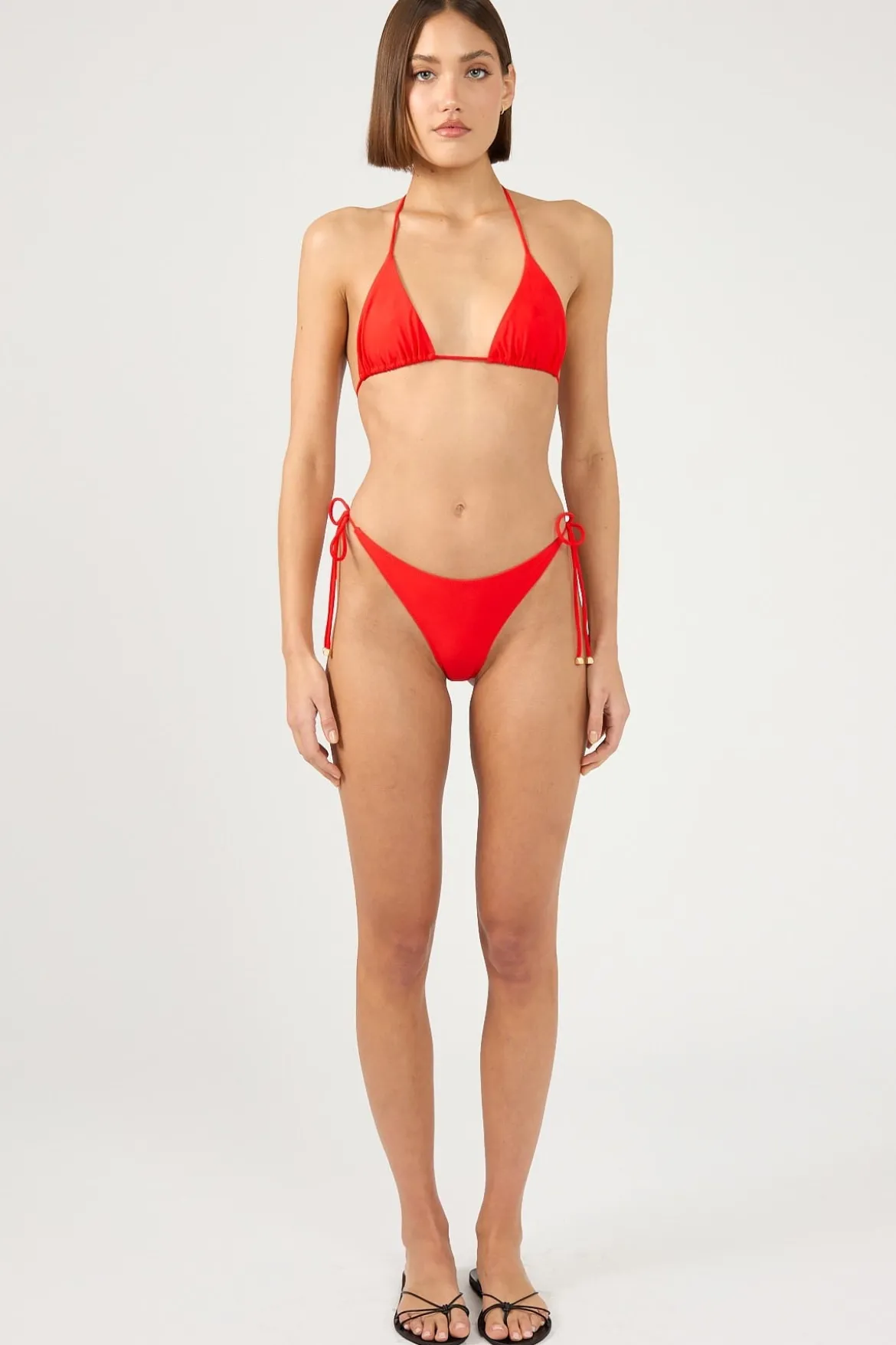 Red Roulette Bikini Bottom Red