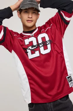Redemption V Neck Jersey Red/White
