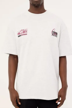 Redline Heavyweight Boxy Tee Snow Marle
