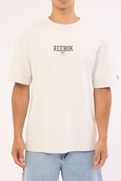 Reebok Classic Logo Tee Chalk Melange