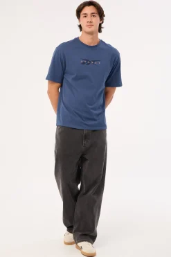 Reebok Embroided Tee Washed Navy