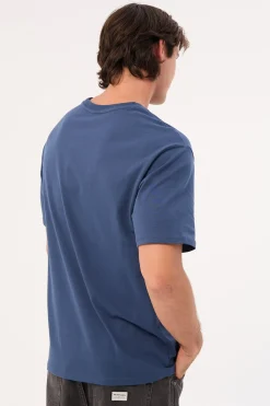 Reebok Embroided Tee Washed Navy