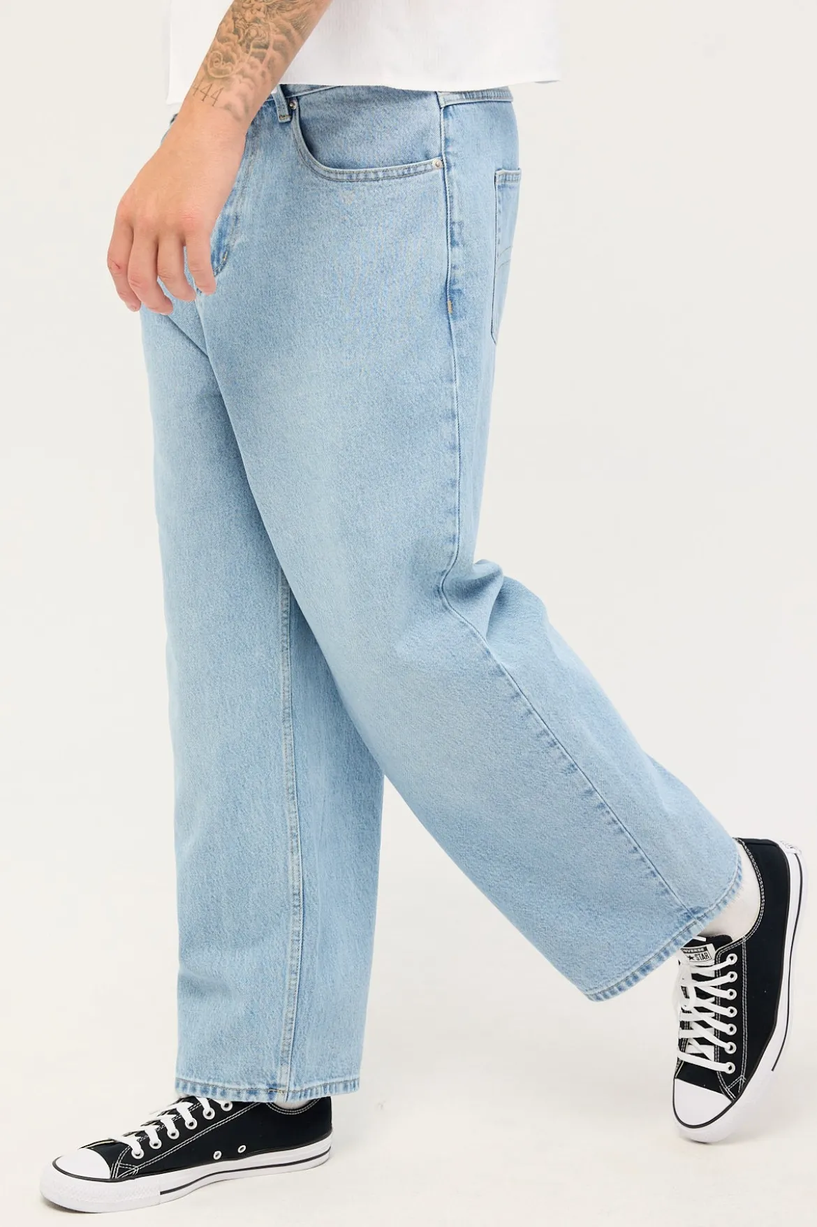 Refine Baggy Jean TIDE BLUE