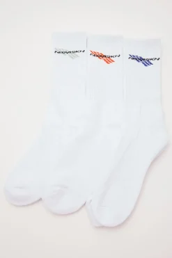 Refuel Sock 3 Pack White
