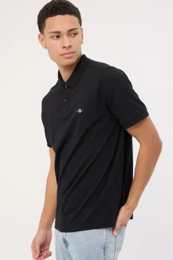 Reg Shield SS Pique Polo Black