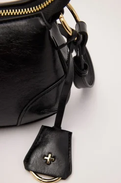 Regina Black Crinkle/Gold