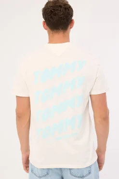 Regular Bubble Back Shortsleeve Tee Ancient White