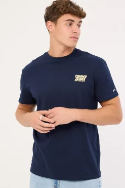 Regular Bubble Back Shortsleeve Tee Dark Night Navy