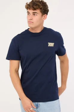Regular Bubble Back Shortsleeve Tee Dark Night Navy