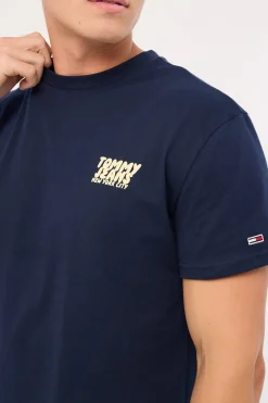 Regular Bubble Back Shortsleeve Tee Dark Night Navy