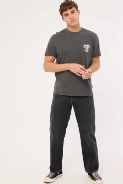 Regular Graphic Tee Black
