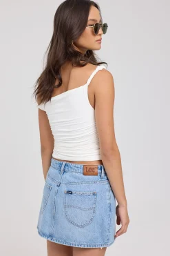 Relaxed Mini Skirt Diamond Blue