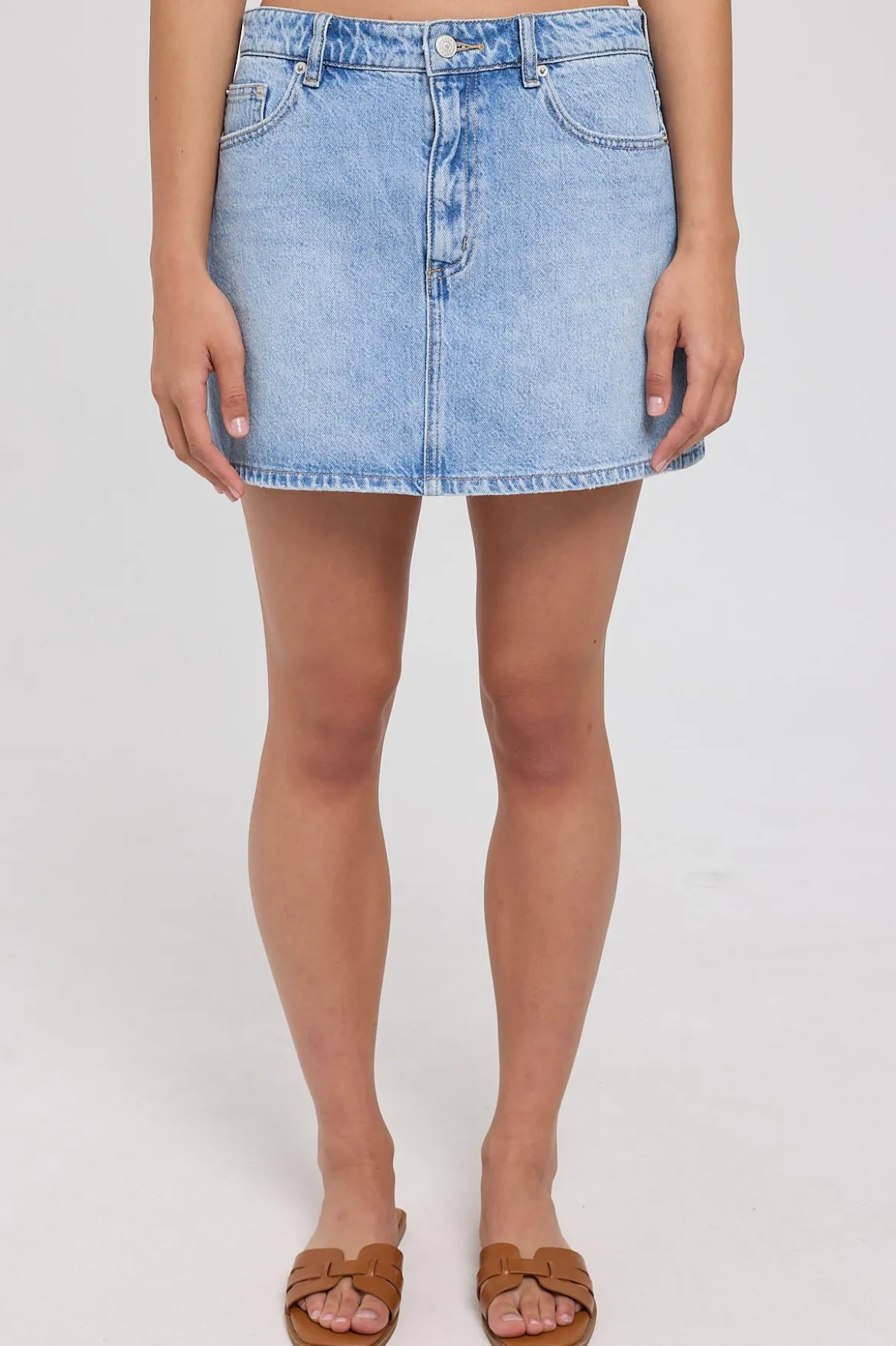 Relaxed Mini Skirt Diamond Blue