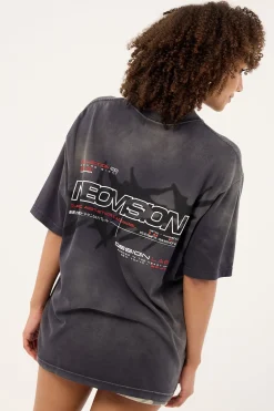 Relic Oversize Super Heavy Tee Sunfade Black