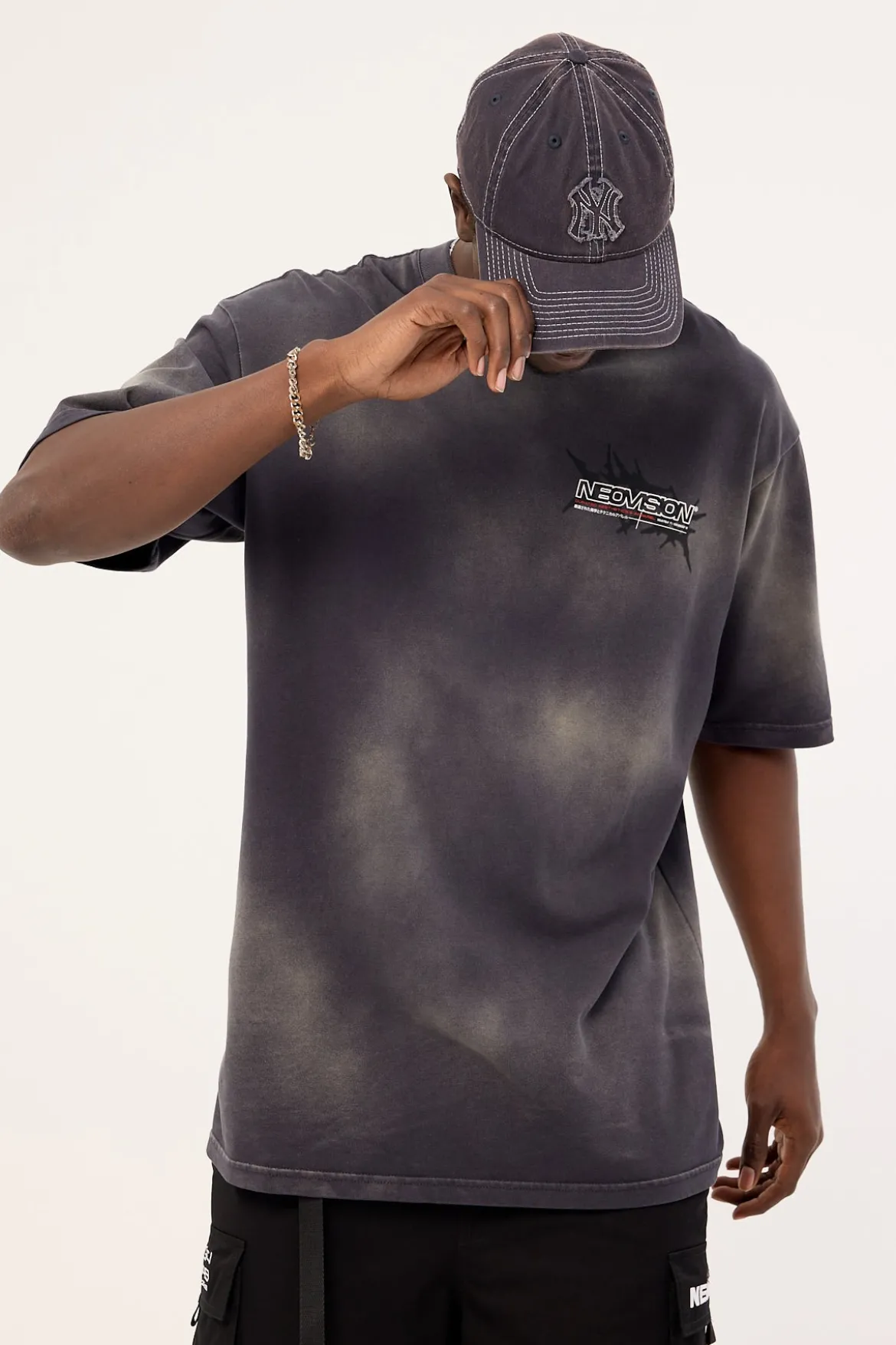 Relic Oversize Super Heavy Tee Sunfade Black