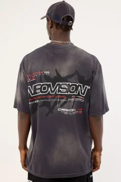 Relic Oversize Super Heavy Tee Sunfade Black