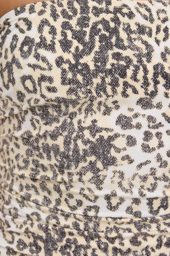 Rendezvous Dress Leopard Fade