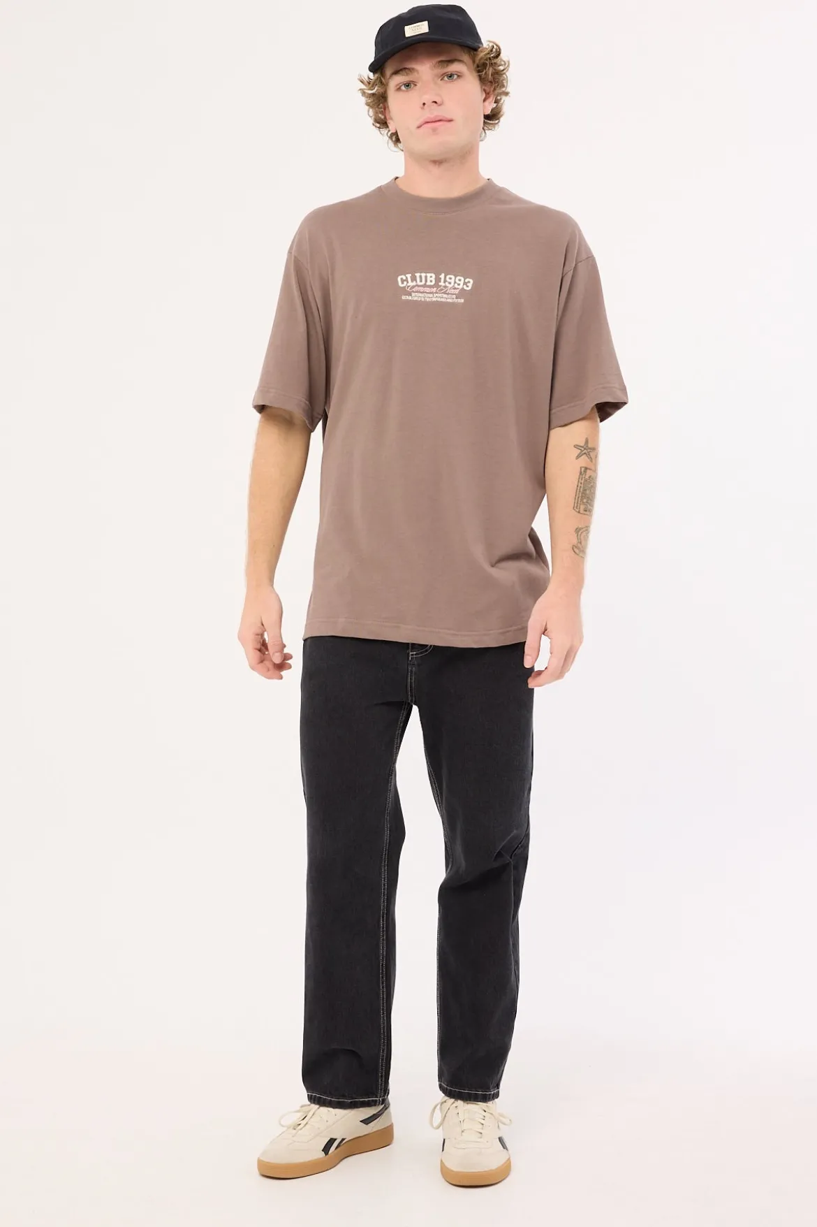 Renowned Heavyweight Boxy Tee Taupe
