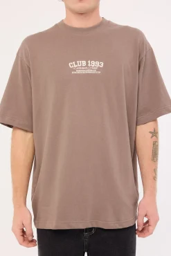 Renowned Heavyweight Boxy Tee Taupe