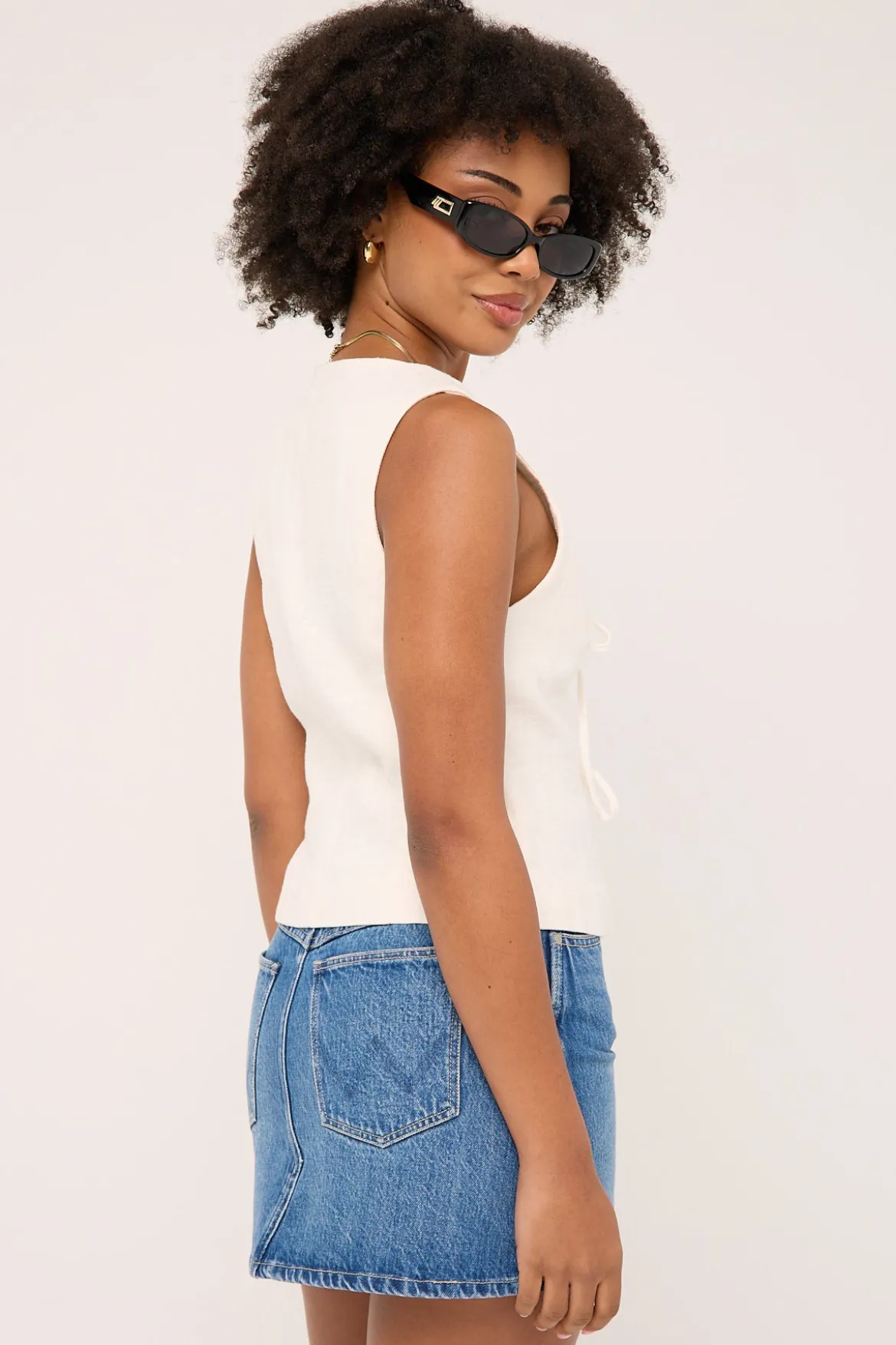 Repair Mini Denim Skirt Mid Days Indigo