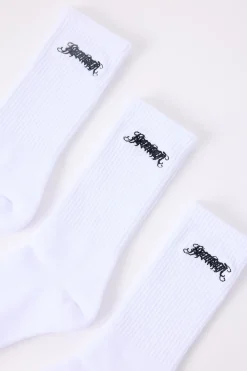 Requiem Sock 3 Pack White