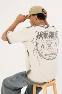 Requiem Street Super Heavy Tee Ice Grey