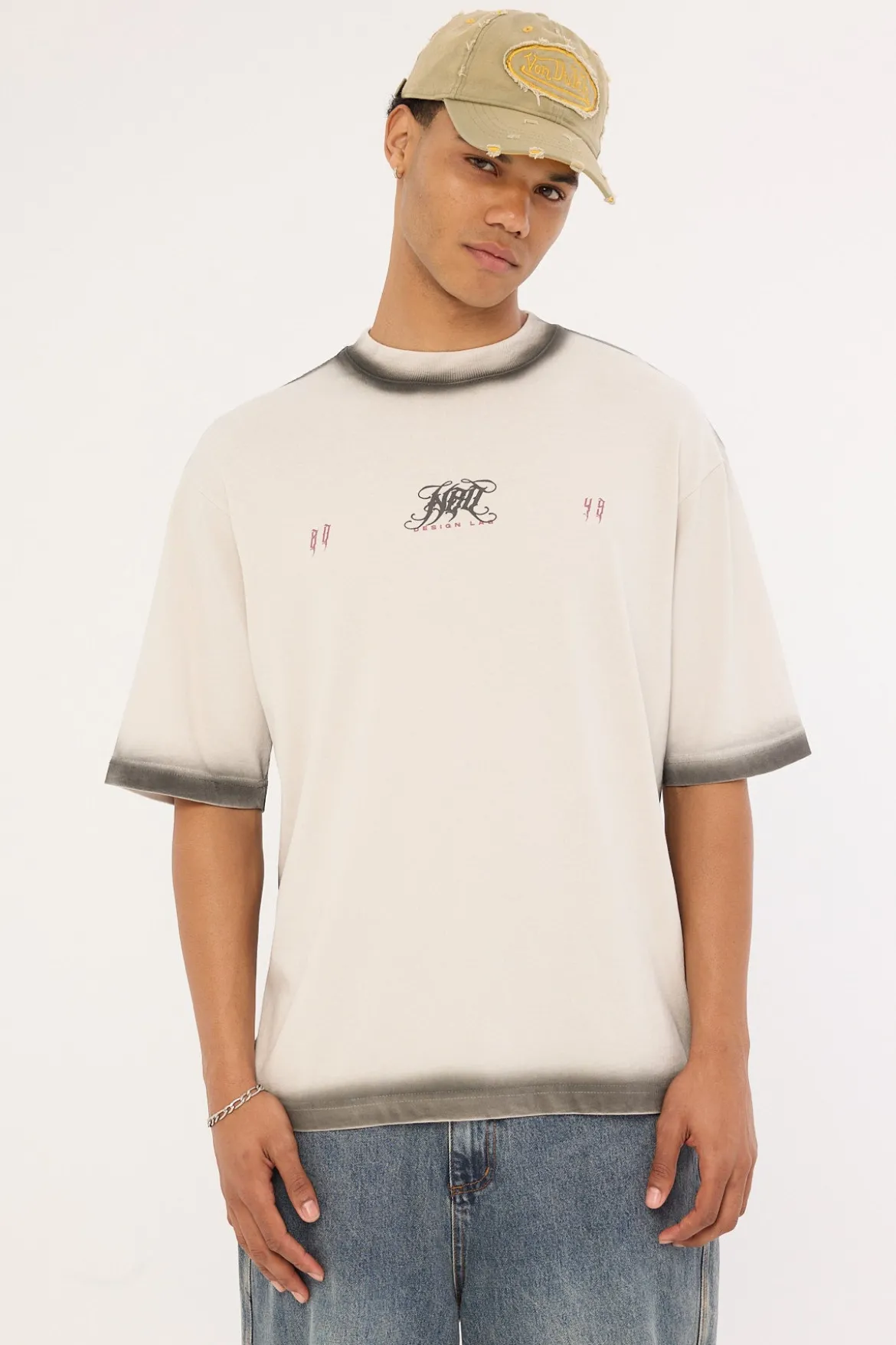 Requiem Street Super Heavy Tee Ice Grey