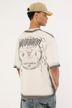 Requiem Street Super Heavy Tee Ice Grey