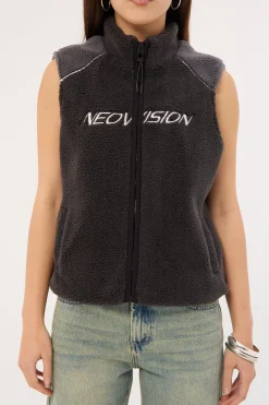Reserved Sherpa Vest Grey